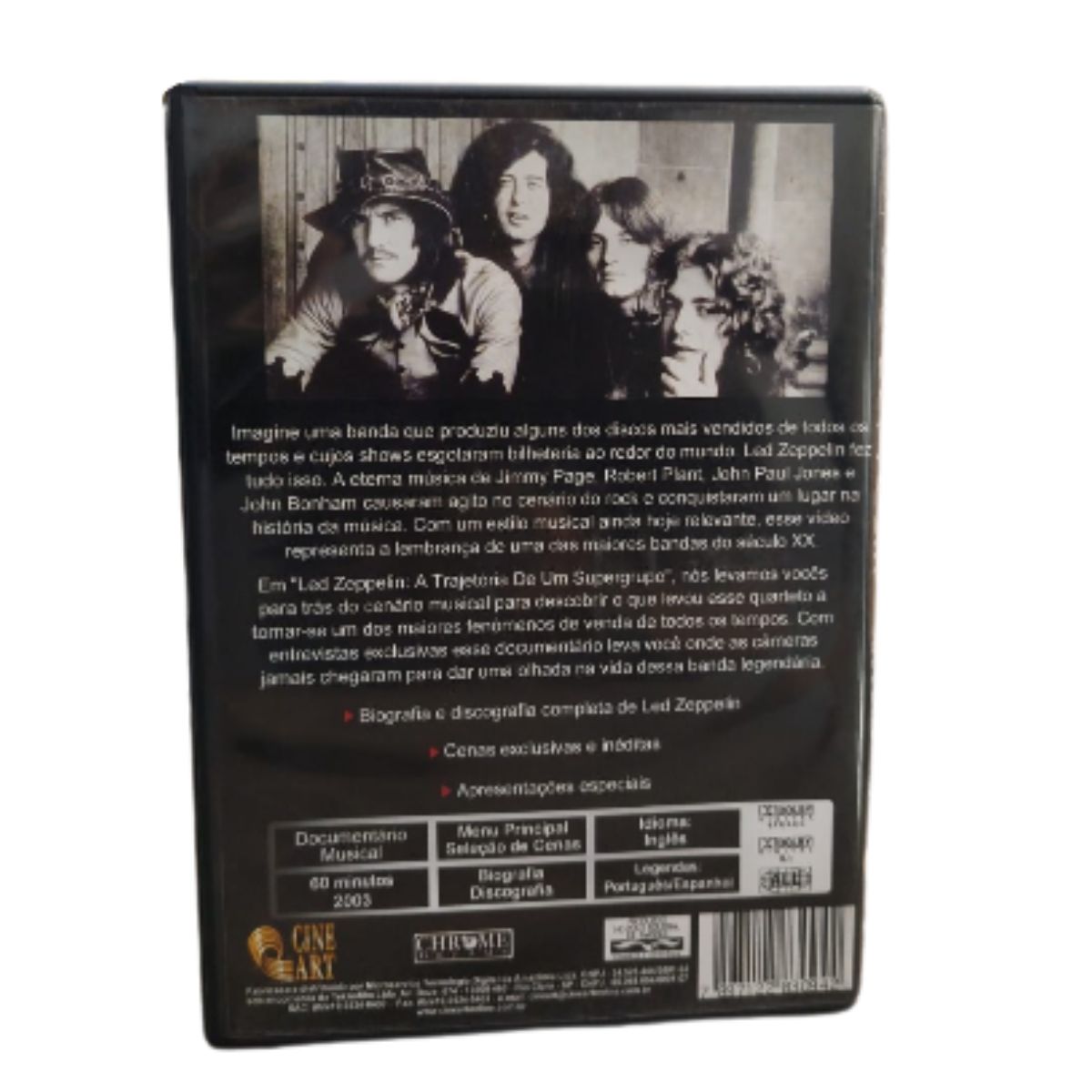 DVD - Led Zeppelin -A Trajetória de um Supergrupo (seminovo) - Imagem 3