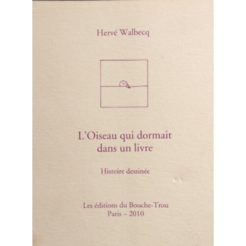 Livro - Loiseau qui dormait dans un livre - Herve Walbecq (Usado)