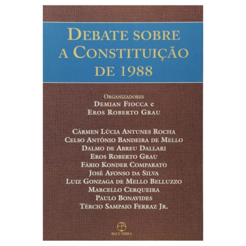 Livro - Debate sobre a constituição de 1988 - Demian Fiocca (Seminovo)