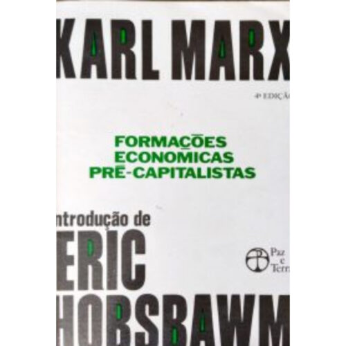 Livro - Formações economicas pre capitalistas - Karl Marx (Usado)