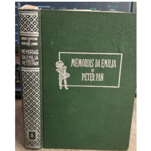 Livro - Memorias da Emilia - Capa dura -  Monteiro Lobato (Usado)