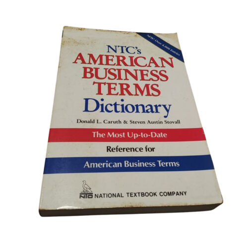 Livro - Ntcs  American Business Terms - Donald L. Caruth (Usado)