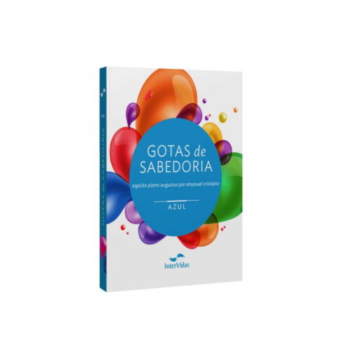Livro - Gotas de Sabedoria - Azul - Emanuel Cristiano (Usado)