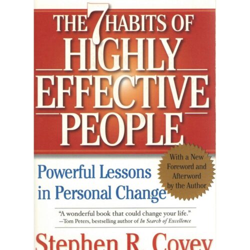 Livro - The 7 Habists of Highly Effective People - Stephen R. Covey (Usado) - Inglês