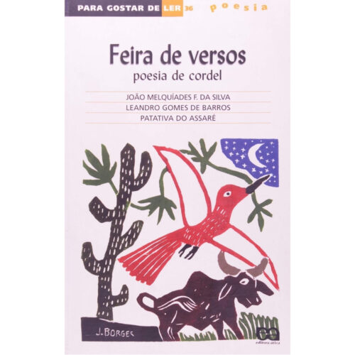 Livro - Feira de Versos - Poesia de Cordel - Para gostar de Ler 36 - João Melquiades (Usado)