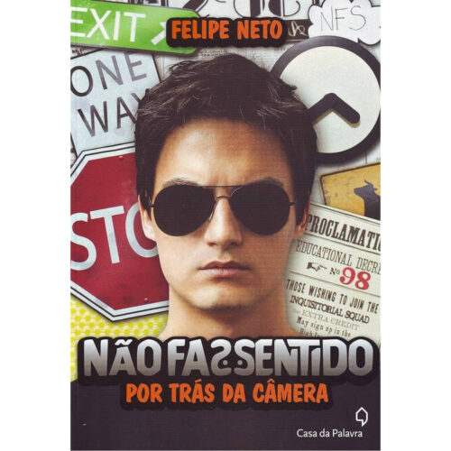 Livro - Não Faz Sentido por trás da câmera - Felipe Neto (Usado)
