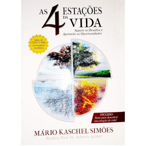 Livro - As 4 Estações da vida - Mário Kaschel Simões (Usado)