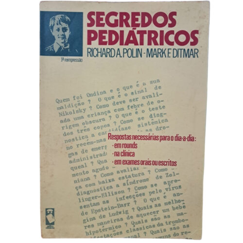 Livro - Segredos Pediátricos - Richard A. Polin (Usado)