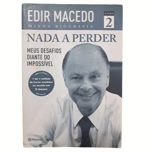 Livro - Nada a Perder - livro 2 - Edir Macedo (usado)