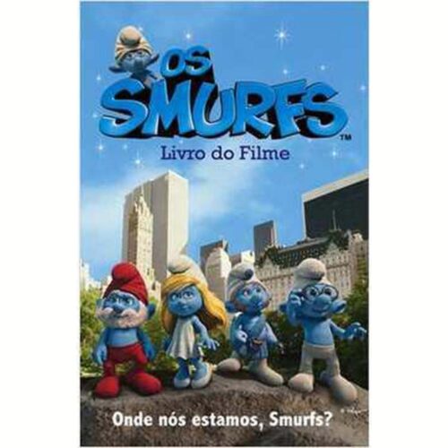 Livro - Os Smurfs - Livro do filme - Stacia Deutsch (usado)