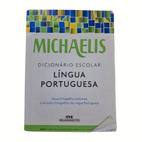 Livro - Michaelis, dicionario escolar lingua portuguesa (usado)