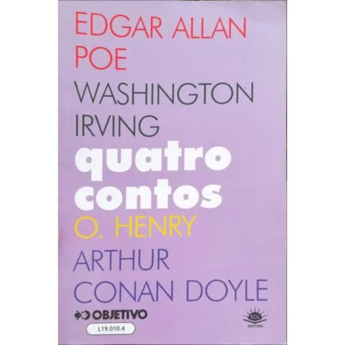 Livro - Quatro contos - Edgar Allan Poe - Objetivo (Usado)