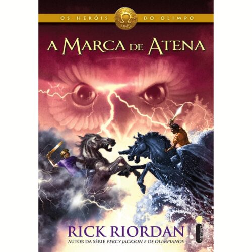 Livro -  A Marca de Atena - Os Heróis do Olimpo Vol. 03 - Rick Riordan (Seminovo)