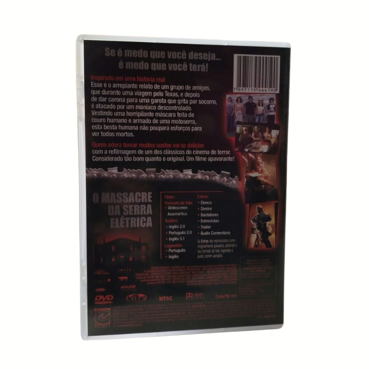 DVD - O Massacre da serra eletrica (seminovo) - Imagem 4
