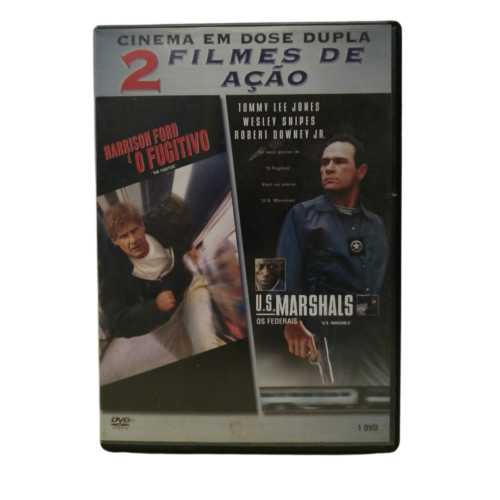 DVD - O Fugitivo + U.S. Marshals (seminovo)